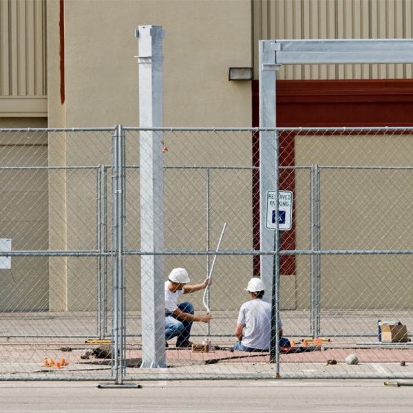 how long can i lease the temporary fence for my work site or event in Central Islip